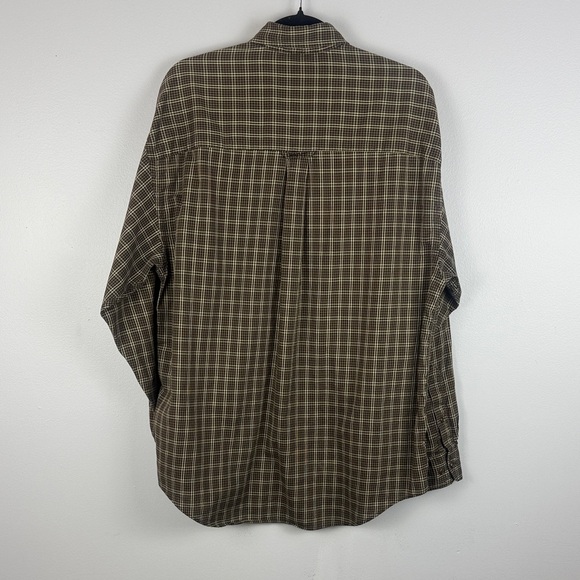 Gant Autumn Oxford Cotton Men’s Plaid Button-Down Long Sleeve Shirt Size Medium - Picture 13 of 13